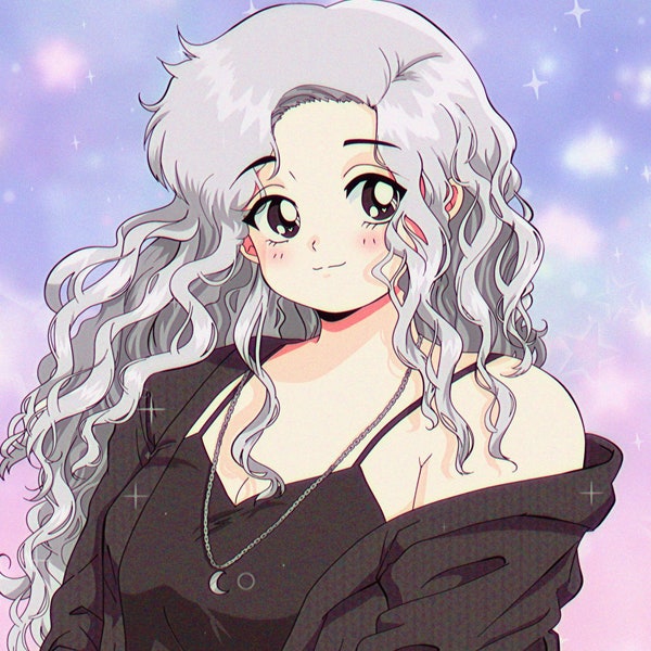 SLOTS FULL Please Read Description ! Custom 90s Anime Style Portrait Digital File Commissions | Custom Art Retro Twitch