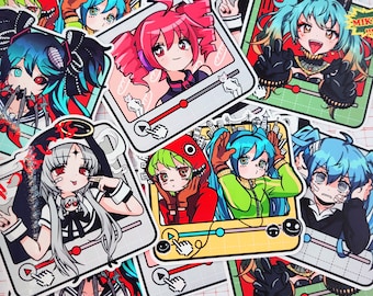 VORBESTELLUNG Vocaloid Song Vinyl Aufkleber !  Fukkireta, Matroschka, Calne Ca, Bakterielle Verseuchung, Godish, Rolling Girl, Salamander Vol 4
