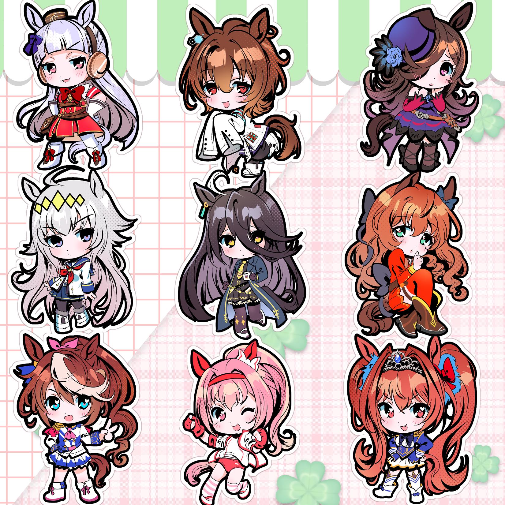 Uma Sticker Set PREORDER UMA MUSUME Pretty Derby Vinyl Stickers - Etsy
