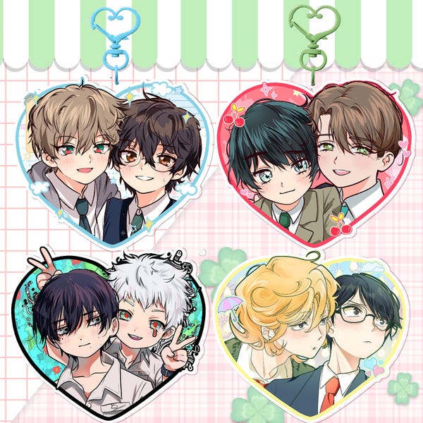 PREORDER Lost in the Cloud / Summer Hikaru Died / Cherry Magic / Doukyusei / Scumbag / Ganbare Heart yaoi BL webtoon Couple charms