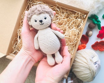 Little hedgehog crochet pattern, amigurumi pattern English, download pattern pdf