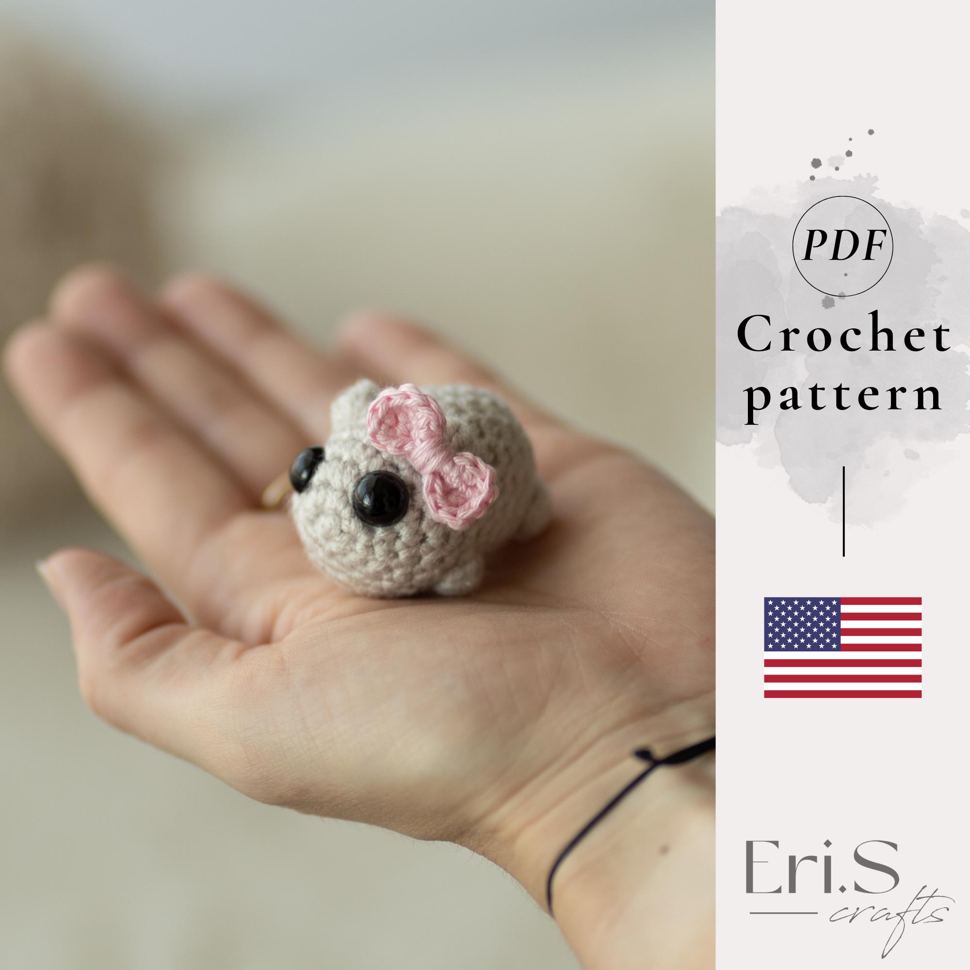 No-Sew Sad Hamster Keychain