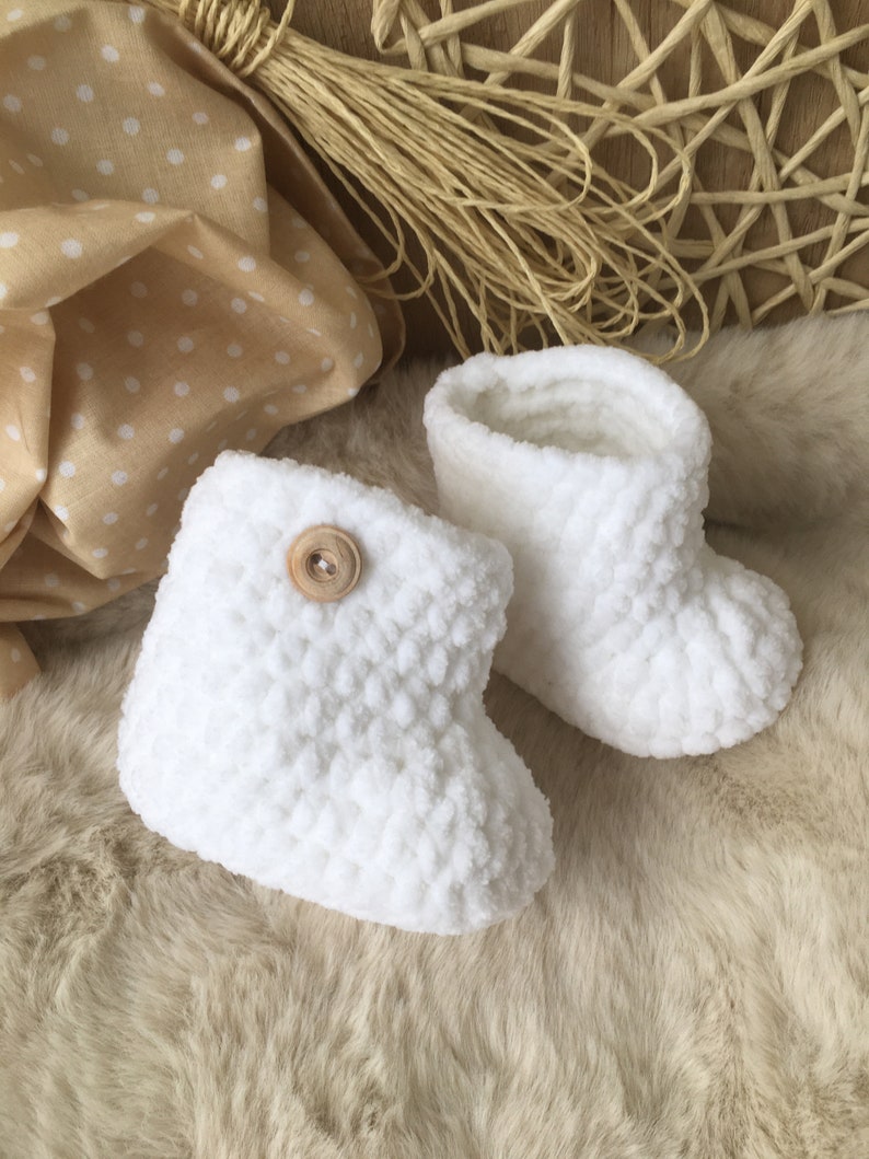 Crochet Baby Booties Pattern Quick and Easy Crochet Baby Etsy