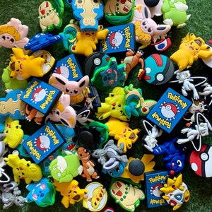 Mixed 4pc gamer poke croc charms