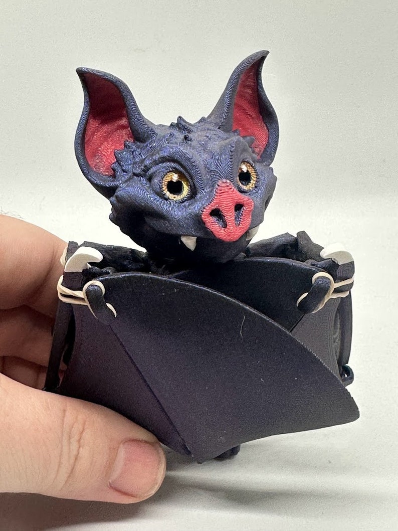 Articulated Bat Fidget Toy Desk Fidget Toy made to Order Etsy