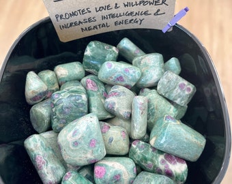 100% Natural Ruby in Fuchsite Crystal | Healing Crystals
