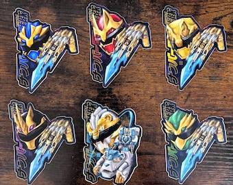 Gozyuger No.1 Sentai Super Sentai 4”x4” Matte Vinyl Sticker