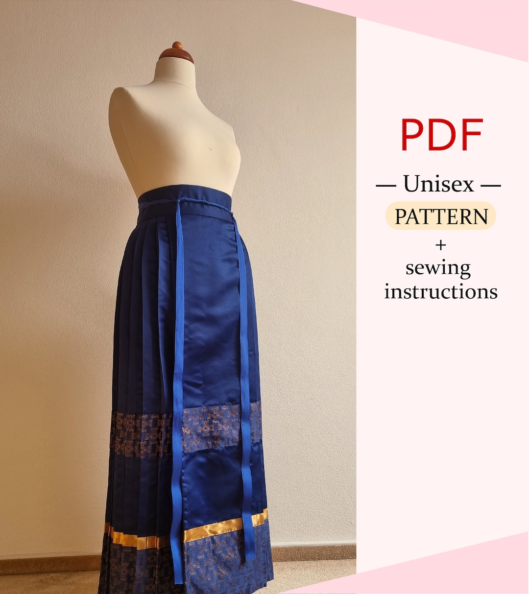 PDF Pattern Mamianqun, Horse Face Skirt Etsy