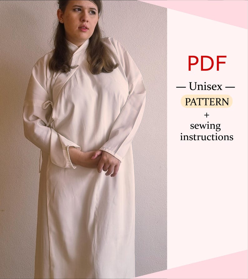 PDF Pattern - Long Hanfu - Inner/outerwear, Versatile Pattern - Etsy