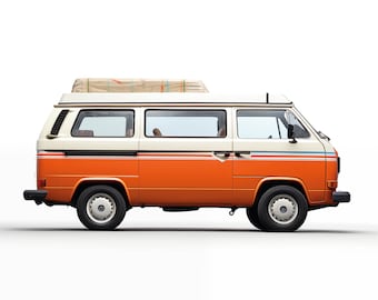 VW 】美品！VINTAGE サイドブラインド T-3 アイボリー ペア VW 】美品