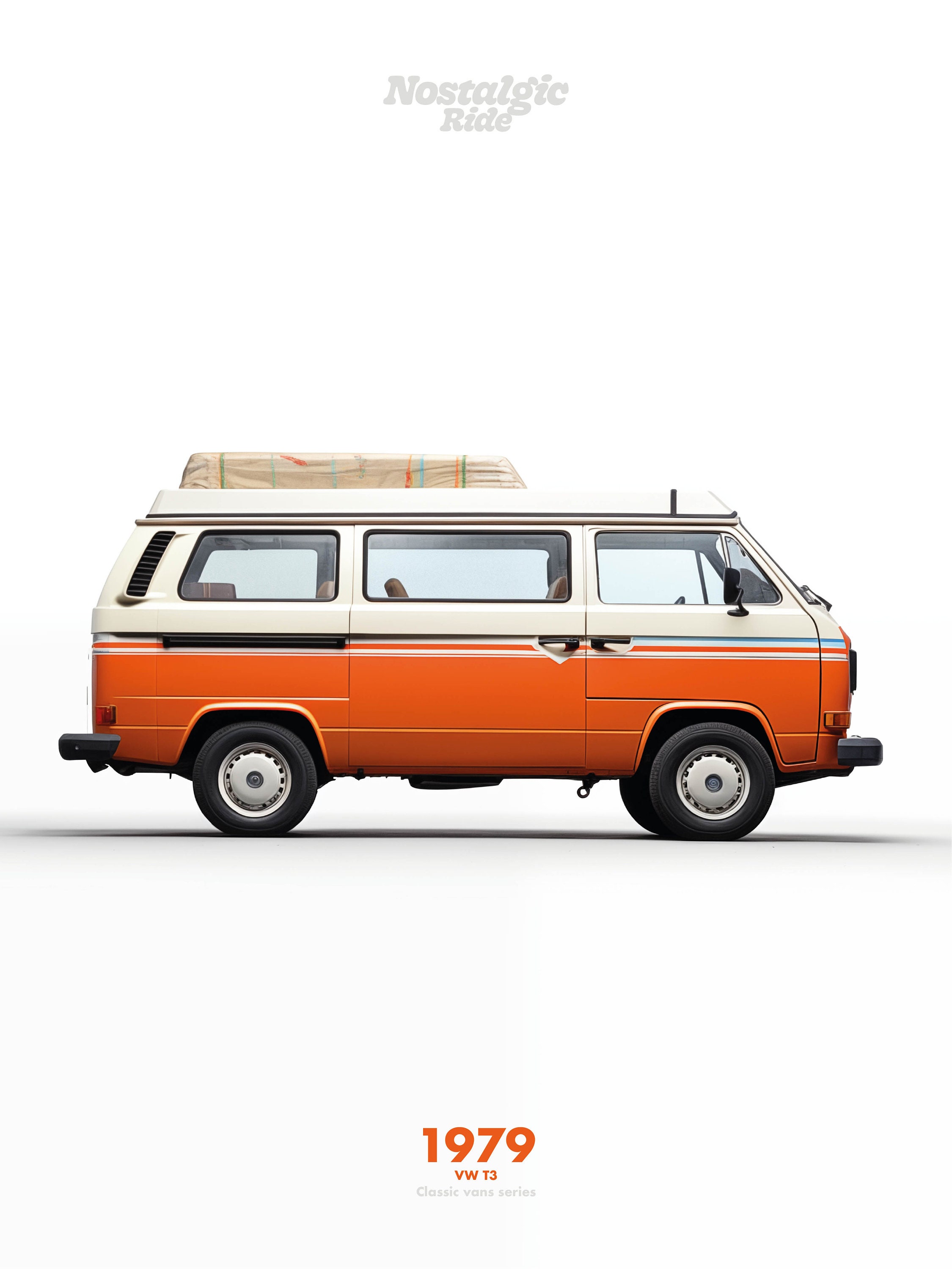 【VW 】美品！VINTAGE サイドブラインド T-3 アイボリー ペア Vintage Orange VW T3 Van Print, Road Trip Wall Art - Etsy