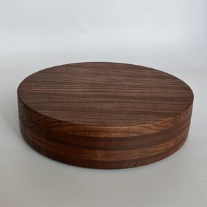 ASH en OAK 11 1/2" | Indoor bloempot caddy, houten plantenstandaard, basis voor een enorme bloem, ronde standaard op wielen