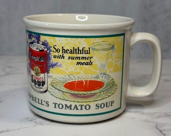 Vintage Campbell’s Tomato Soup Mug – Westwood – 1993 Retro Advertising Design