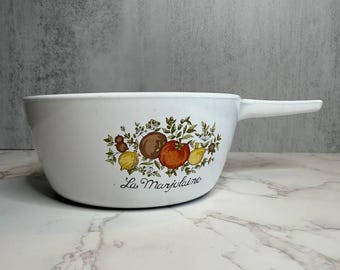 Vintage Corning Ware Saucepan – Spice of Life La Marjolaine, 1.5 Pint