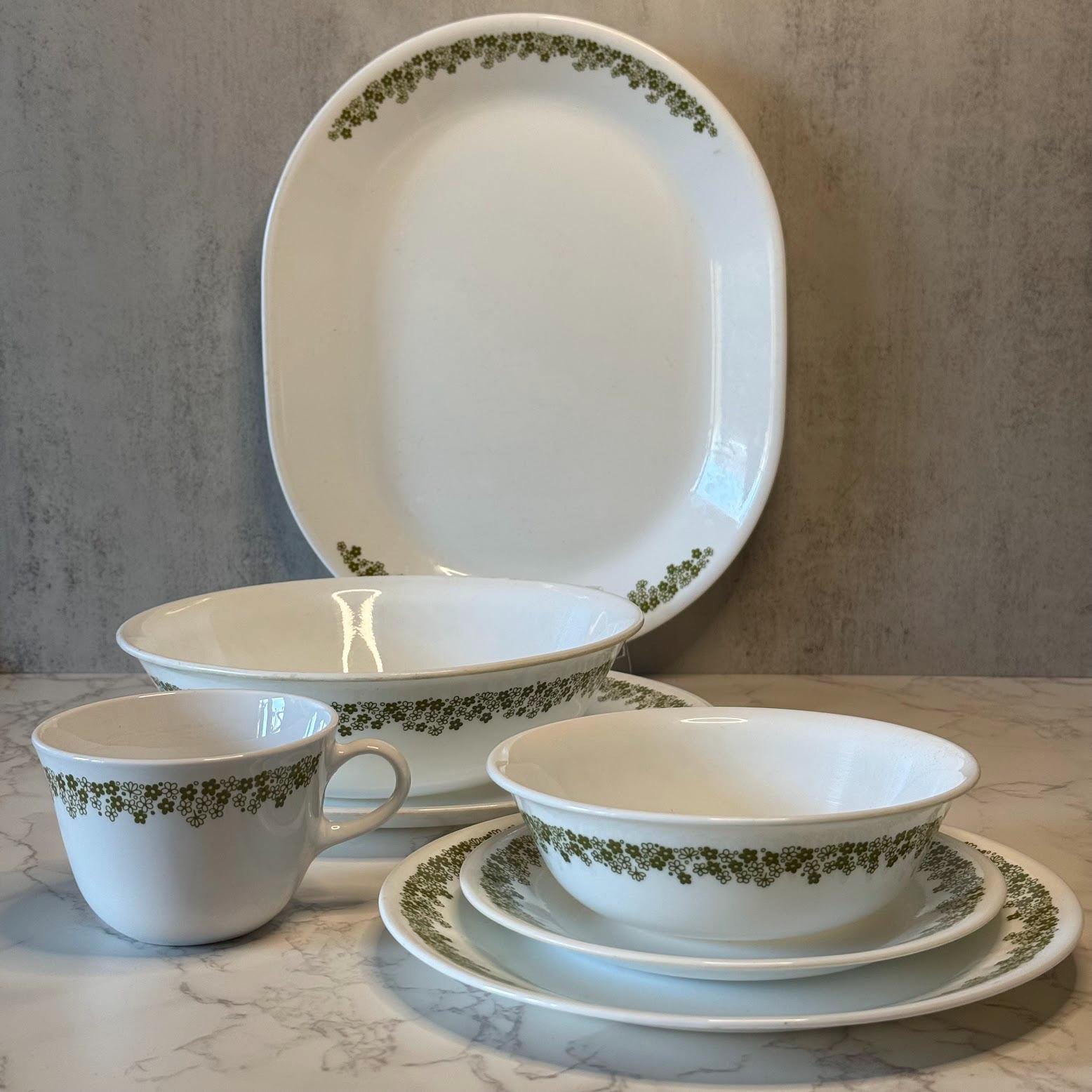Vintage Corelle Spring Blossom Crazy Daisy Dinnerware – Various
