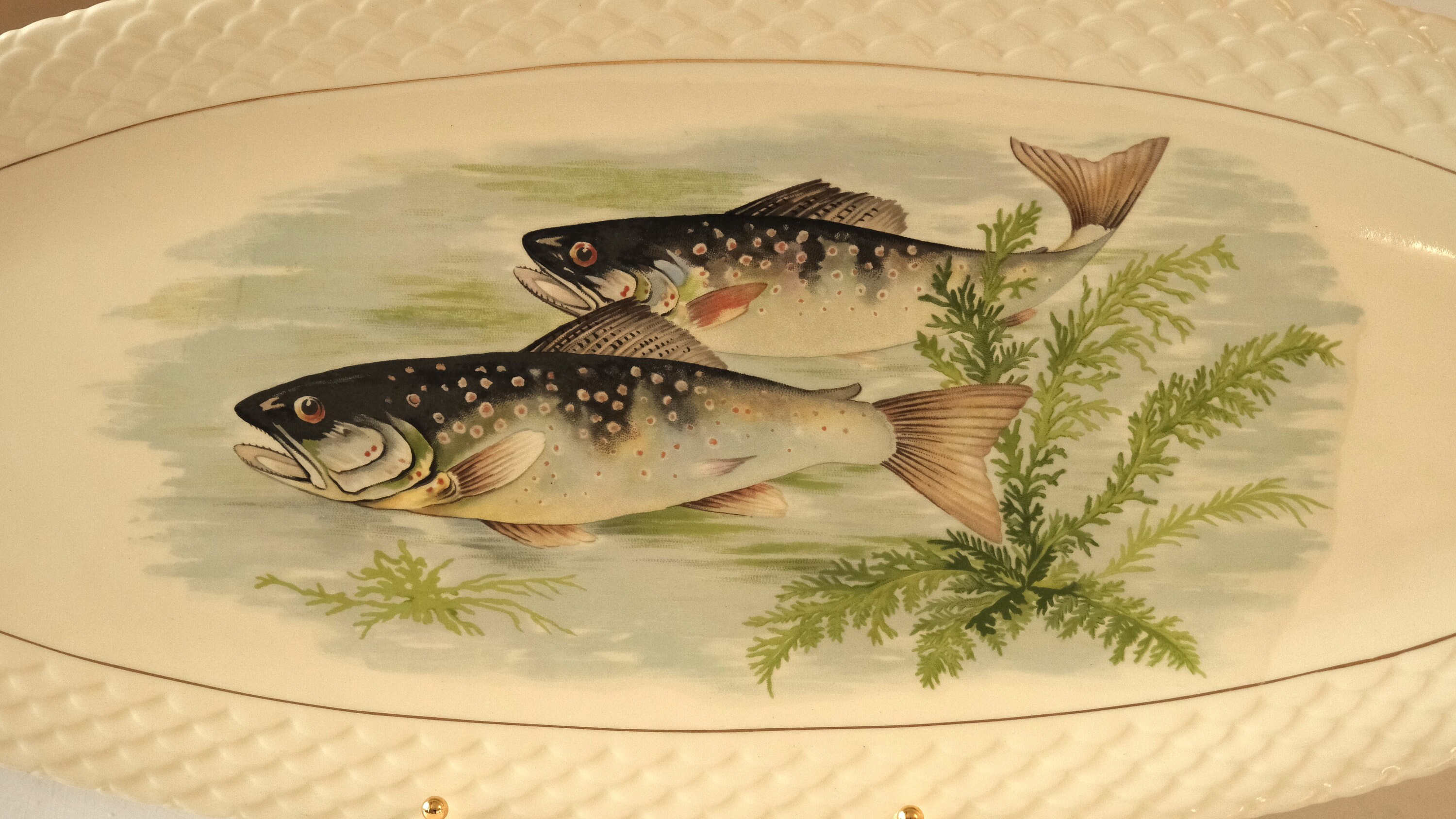 Gien Extra Large Serving Platter for Fish in Ceramic Etsy