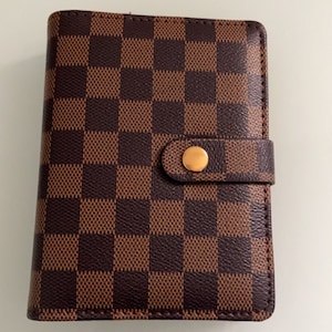 A7 Checkered Wallet Binder (Gold)