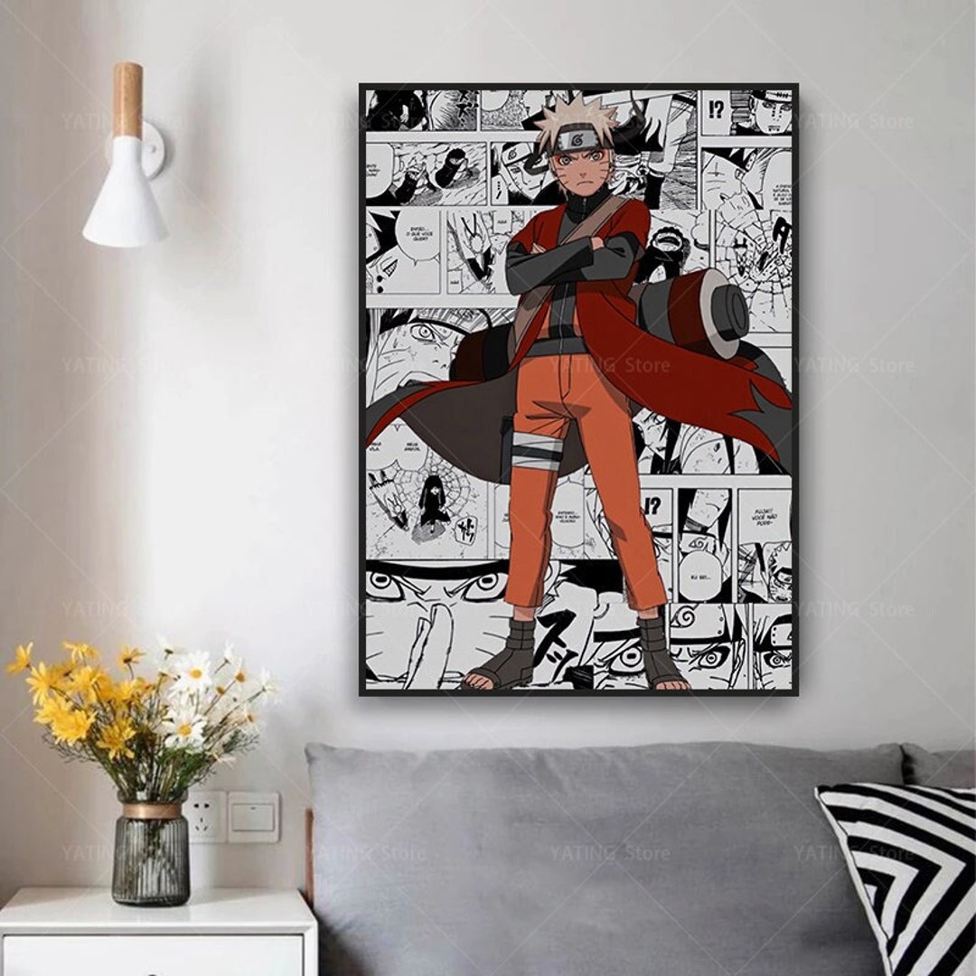 Anime Posters Cartoon Canvas Posters Japanese Anime Posters Etsy