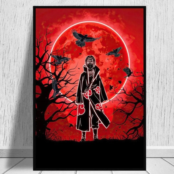 MHJ-253 Akatsuki – papier peint peinture à l'huile, Itachi-Pain,  autocollants muraux, toile, Art, affiche Anime, pou(Sans cadre) - Cdiscount  Maison