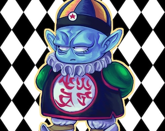 Emperor Pilaf Dragon Ball Sticker
