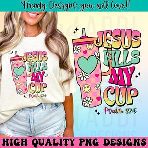 Jesus Fills My Cup Retro Shirt Jesus Fills My Cup Retro Shirt