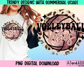 Volleyball Vibes Png, Leopard Volleyball Png, retro Volleyball sublimation, sports png, maroon volleyball, digital sublimation download