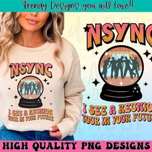 Nsync reunion tour png, in my Nsync era png, Nsync shirt design, 90s boy band png, 90s nostalgia png, Nsync siblimation, téléchargement numérique