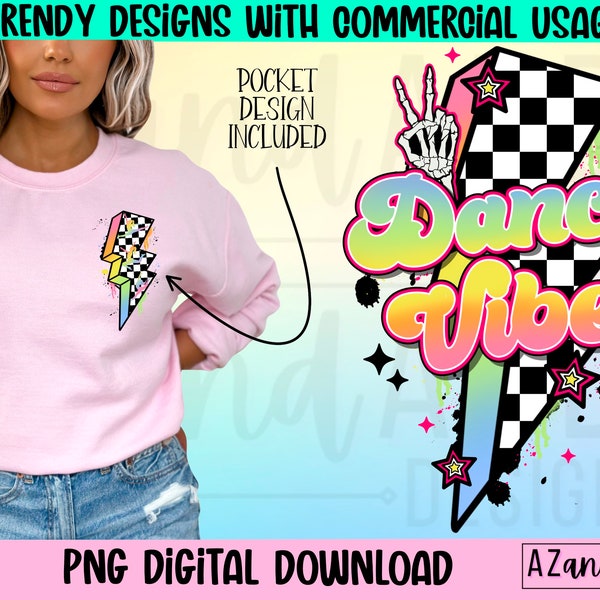 Retro dance png, dance sublimation design, dance vibes png, dance mom png, dance competition png, front and back design, digital download