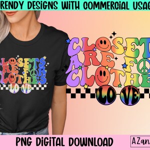 クローゼットは服のためのもの png、ゲイ プライド png、プライド月間昇華デザイン、LGBTQIA png、プライド アリー png、クィア png、愛は愛のデザイン