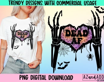 Tot müde Png, Retro Halloween Png, Halloween Sublimation, Skelett png, tot in Png, Halloween digitaler Download