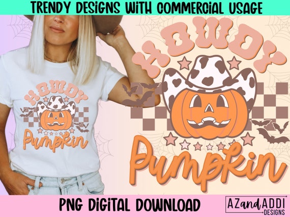 Howdy pumpkin png, western pumpkin png, cowboy pumpkin png, western halloween png, retro western png, Boohaw png, cowboo png