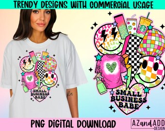 Design de sublimação de pequenas empresas retrô, png de gata de pequenas empresas, design de negócios de camisetas, design de copo retrô, loja pequena png, digital