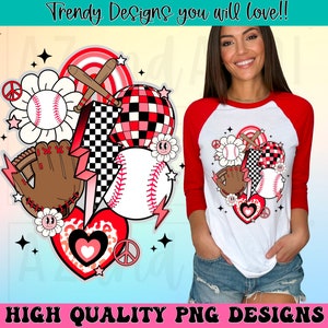 Retro baseball png, baseball, sublimation design, red and black baseball team png, baseball vibes png, baseball mom png, custom baseball png