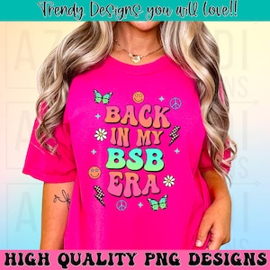 Retro Backstreet png, 90er Jahre Boy Band png, retro bsb Sublimation, in das Jahrtausend png, in meine bsb Ära png, 90er Jahre Nostalgie Shirt Design