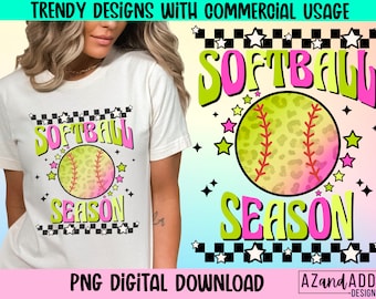 Softball season png, retro softball sublimation design, softball mom png, softball vibes, game day softball, trendy softball, retro, sports