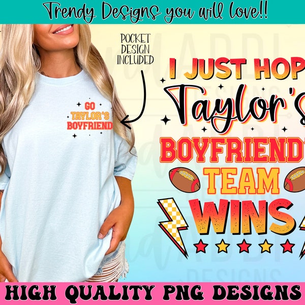 Taylor’s boyfriend png, funny football png, Kansas City png, red and yellow football team png, retro football sublimation, digital download