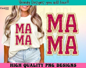 Faux sequin mama png, retro mama sublimation designs download, Mother’s Day mama png, trendy mama png, sparkly glitter png, digital download