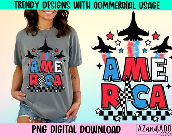 Retro America lightning bolt png, 4th of July sublimation design, Independence Day png, patriotic shirt design, digital download, retro png