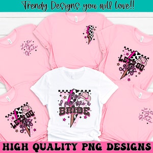 Western bachelorette png package, let’s go girls png, man I feel like a bride png, hot pink bachelorette png, girls bridal party png