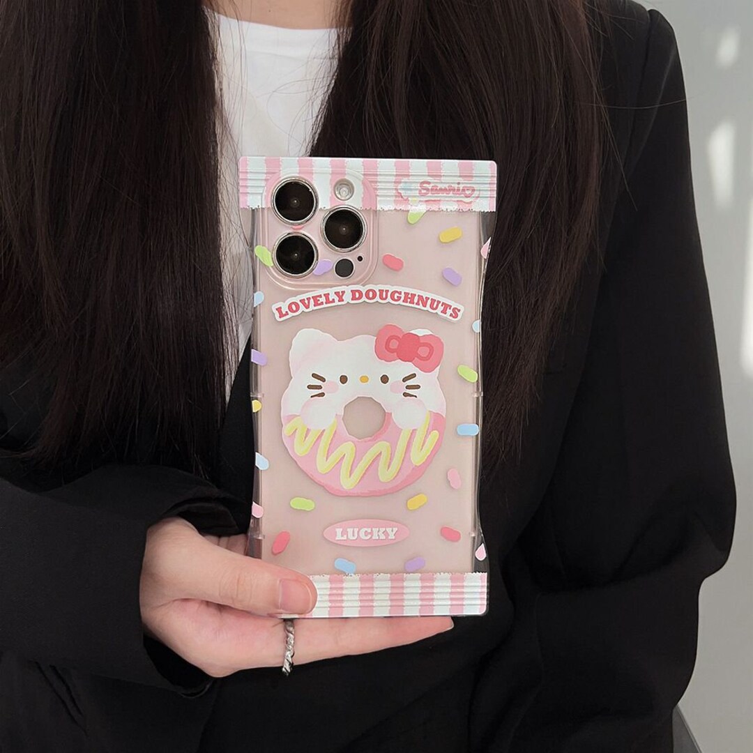 Cute Cartoon Cat Phone Case for Etsy