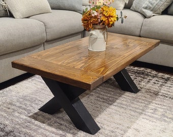 Farmhouse Coffee Table Made With Reclaimed Wood