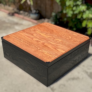 Square Ottoman Coffee Table with Storage