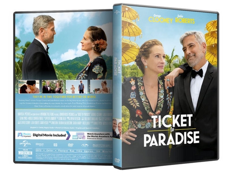 Ticket to Paradise DVD Cover Digital Download Etsy Ireland