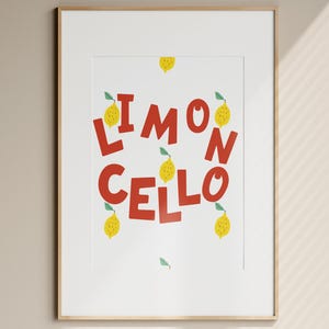 Zitronen Wand kunstdruck,  Zitrone Italien Retro Druck, Trendy Kitchen Art, Food Illustration, Obstmarkt Druck, Zitrusfrucht Druck, Limone