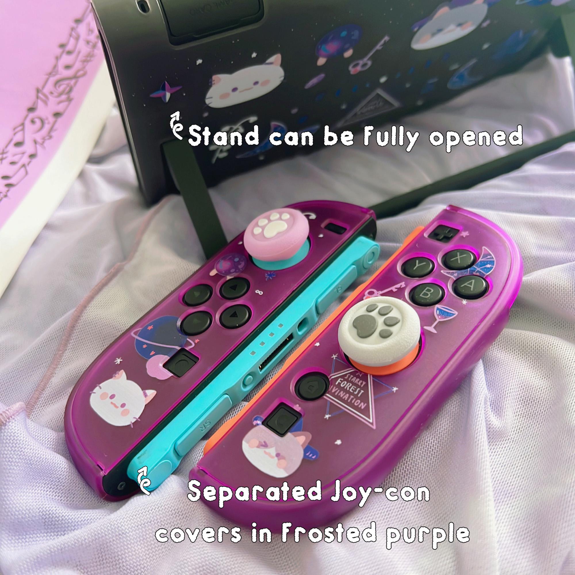 Starry Forest Cat Divination Nintendo Switch 2 Oled Case, Kawaii