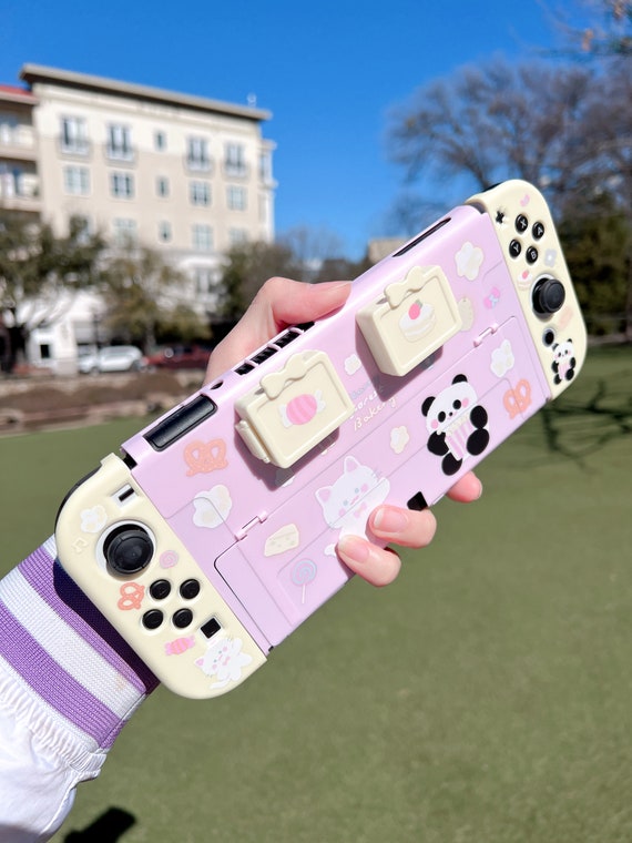 Nintendo Switch TAKUYA Starry Forest Cat Panda Cute Nintendo Switch Oled Case With Game