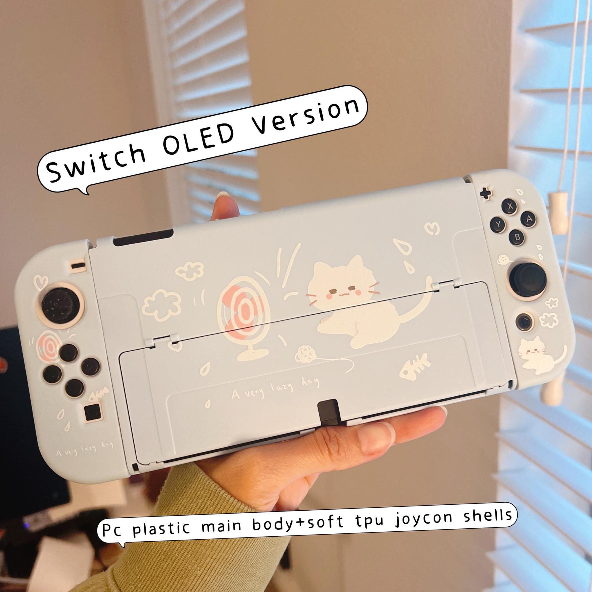 Starry Forest Breezy Cat Nintendo Switch 2 Case, Kawaii Switch