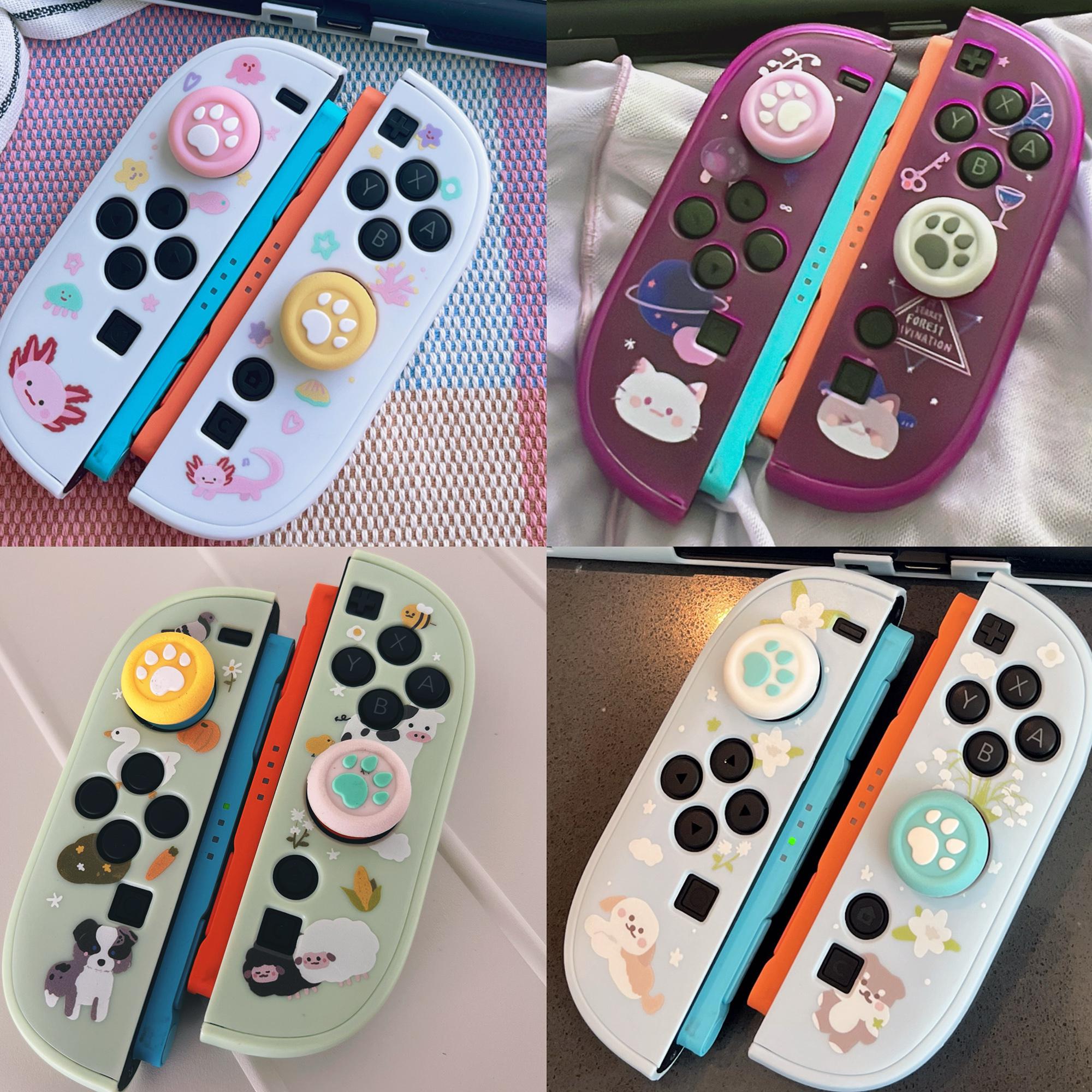 Starry Forest Cute Switch 2 Joycon Shell Cases, Soft Kawaii Switch