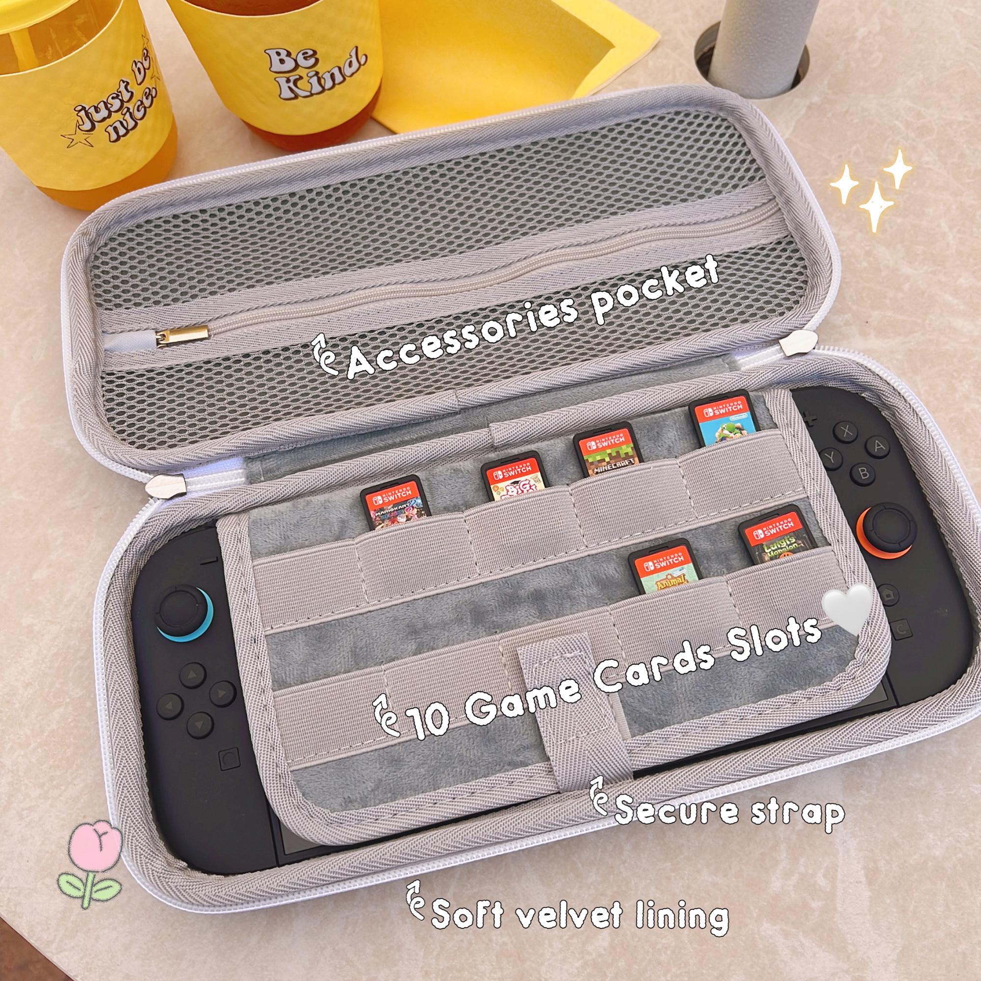Starry Forest Axolotl Carrying Bag for Switch 2, Accessories for