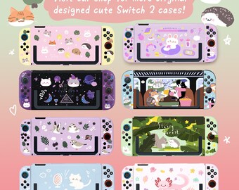 Nintendo Switch 2用 星空の森 ソリッドフロストカラーケース、Switch